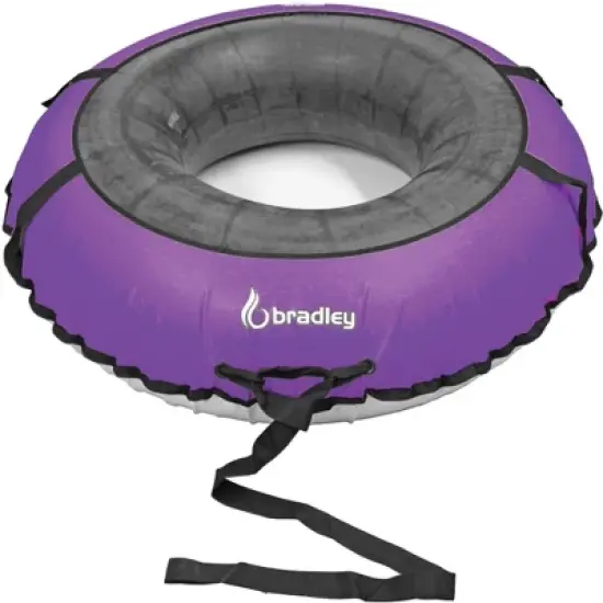 Bradley Colossal 60" Snow Tube with Slick, Heavy-Duty Bottom for Fast Sledding &ndash; Large Rubber Tube with Cover made in USA image {14}