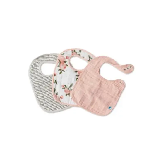 Little Unicorn Cotton Muslin Classic Bib Set - 3pk image {6}