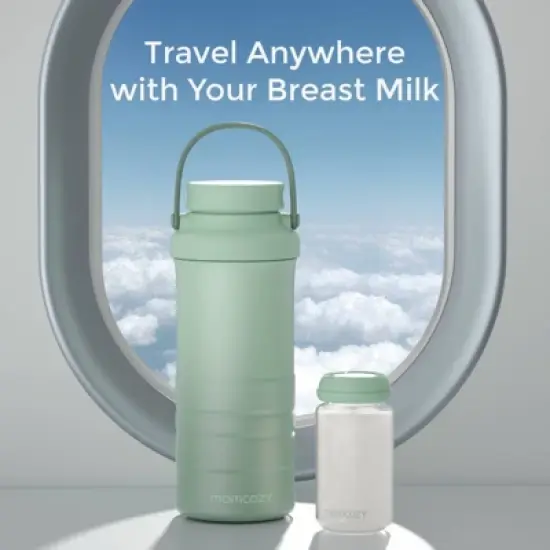 Momcozy Portable Breast Milk Cooler - Green image {3}