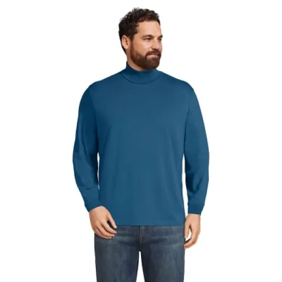 Lands' End Men's Super-T Turtleneck image {10}