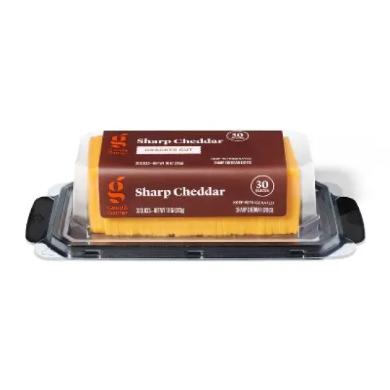 Sharp Cheddar Cracker Cut Cheese - 10oz - Good & Gather&trade; image {3}