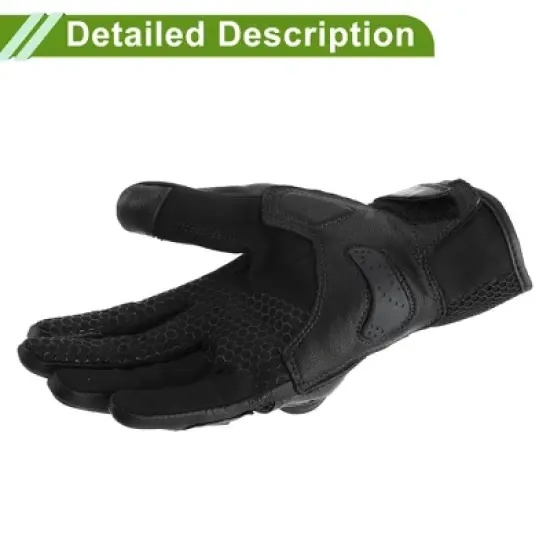 Unique Bargains Motorcycle Full Finger Gloves 1 Pair image {3}