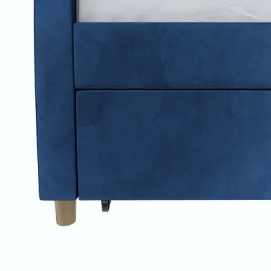 Twin Daphne Upholstered Daybed with Roll Out Trundle - Mr. Kate image {11}