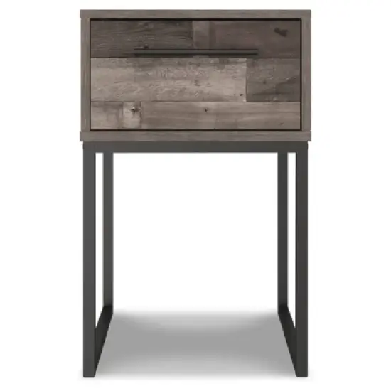 Neilsville Nightstand Black/Gray/Beige - Signature Design by Ashley image {3}