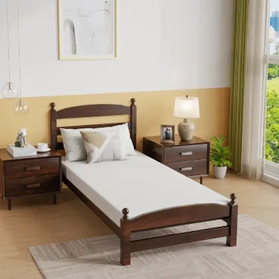 FDW 5 Inch Gel Memory Foam Mattress,Gel Infused Mattress CertiPUR-US Certified,Bed-in-a-Box with Non-Slip Bottom,Fiberglass Free image {10}