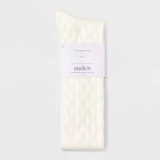 Women's Diamond Textured Super Soft Knee High Boot Socks - Auden&trade; image {1}
