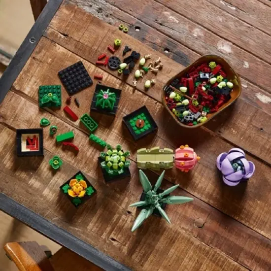 LEGO Icons Succulents Plants and Flowers Home D&eacute;cor 10309 image {4}
