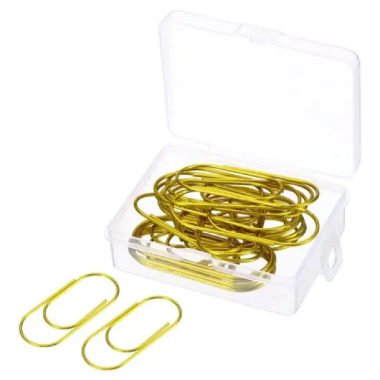 Unique Bargains Large Metal Prevent Tearing Pages Home Office Paper Clip 20 Pcs image {6}
