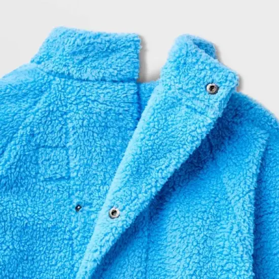 Kids' Adaptive Mock Neck Light Weight Fleece Jacket - Cat & Jack&trade; image {2}