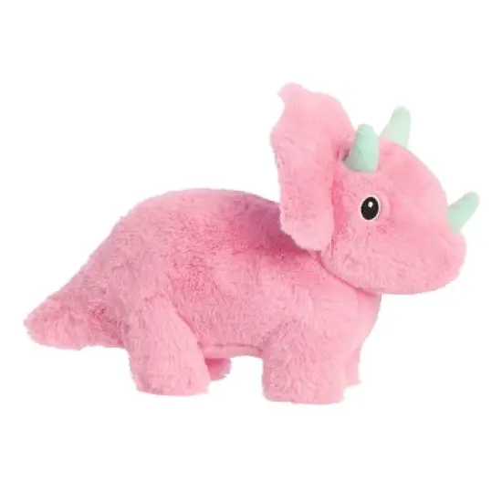 Aurora Small Trix Triceratops Eco Nation Eco-Friendly Stuffed Animal Pink 6" image {2}