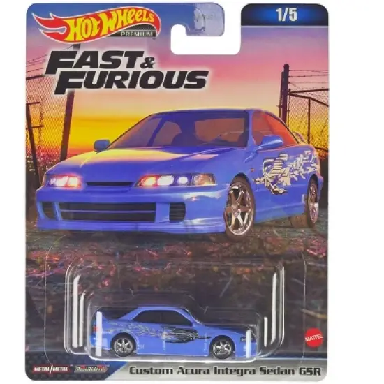 "Fast & Furious" 2023 5 piece Set C Diecast Model Cars by Hot Wheels image {1}