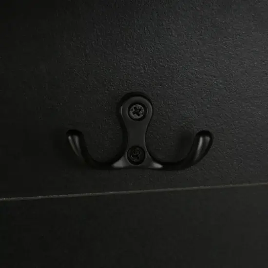 TiramisuBest 3-in-1 Hall Tree with Cushion,3 Hooks & Storage,Entryway Bench with Drawers and Cabinets,47.2" Wide,Black,Ideal for Hallway Organization image {6}