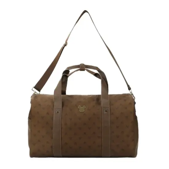 Disney Mickey Mouse Ears Brown 18" Duffle Bag image {7}