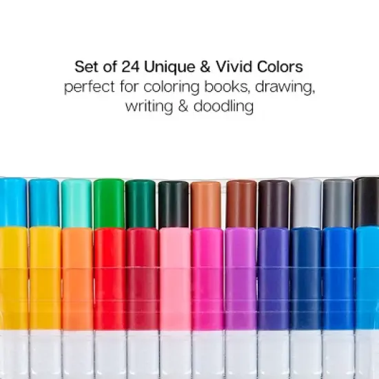 KINGART Fine Line Pens 24 Colors image {3}