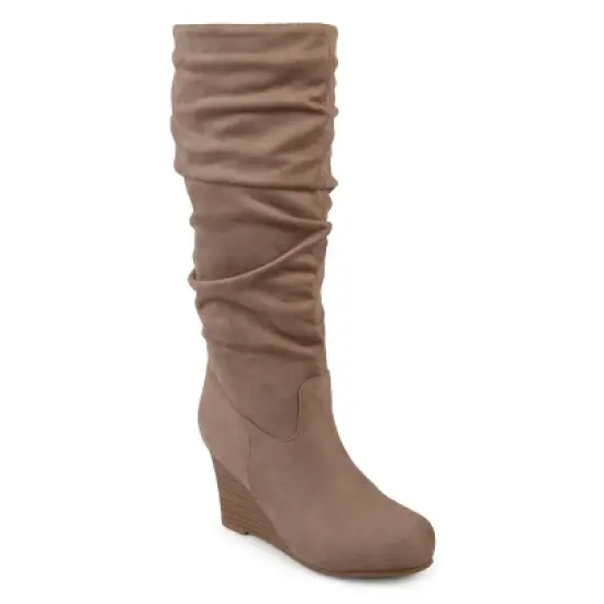 Journee Collection Womens Haze Wedge Knee High Boots image {13}