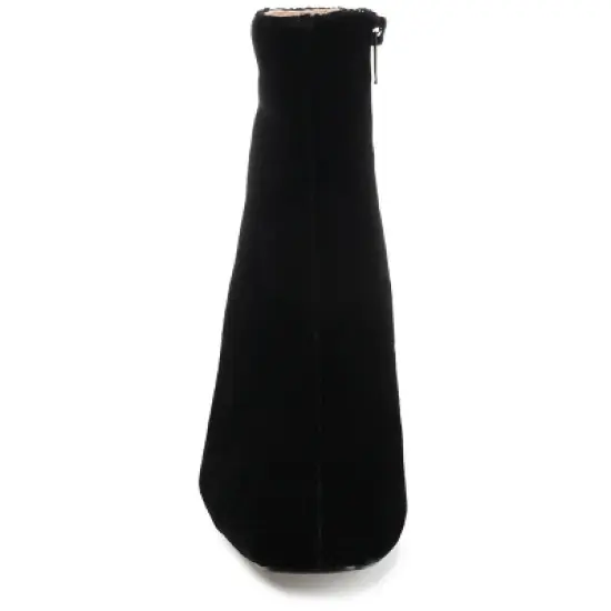 Journee Collection Womens Hazara Square Toe Block Heel Ankle Booties image {5}