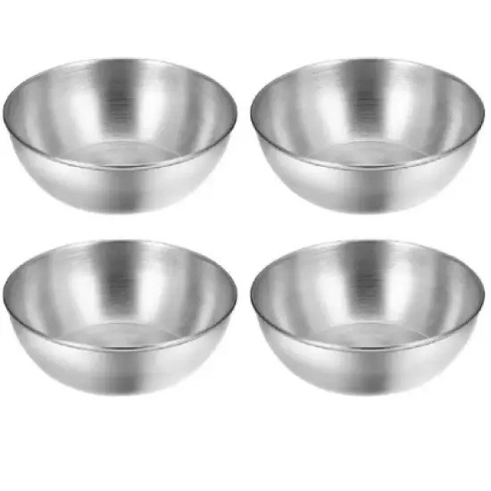 Kitcheniva Stainless Steel Sauce Dish Set 8 Pcs image {3}