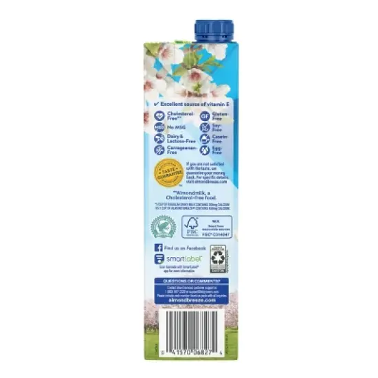 Almond Breeze Shelf Stable non-Dairy Almond Milk image {2}