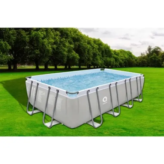 JLeisure 17776 18 x 10 Foot Above Ground Rectangular Steel Frame Swimming Pool image {4}