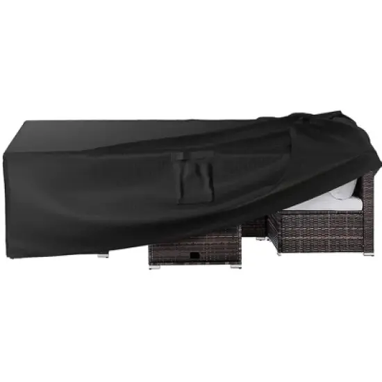 MOVSSOU Patio Furniture Covers Couch Sectional Sofa Set Waterproof Rectangular image {6}