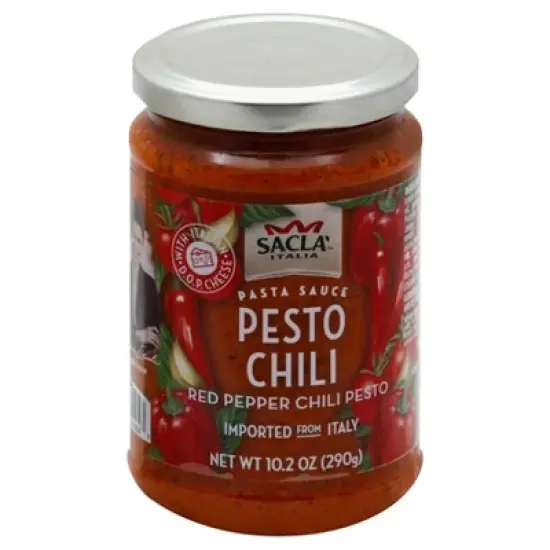 Sacla&rsquo; Pesto Sauce Chili - Case of 6 - 10.2 oz image {2}