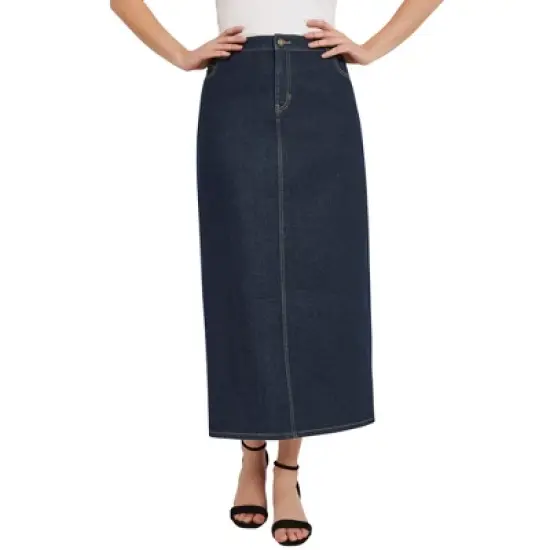 Jessica London Women&rsquo;s Plus Size True Fit Denim Skirt image {3}