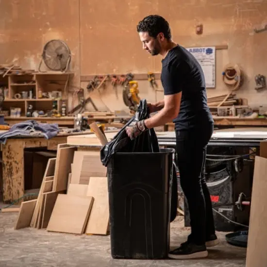 Plasticplace 95-96 Gallon Trash Bags image {1}