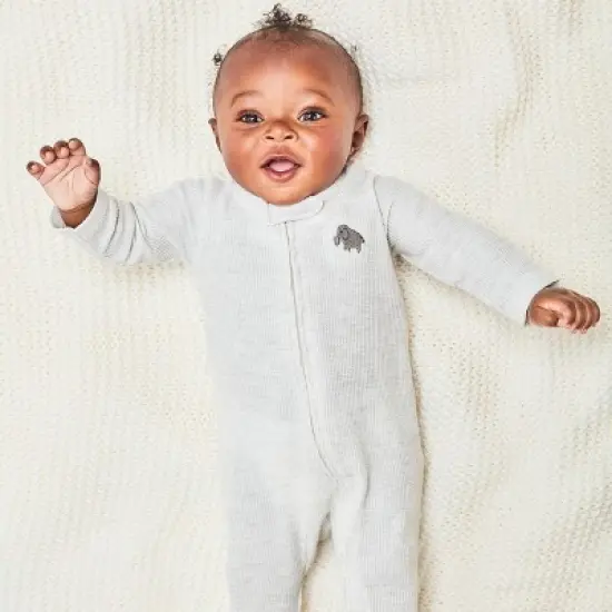 Carter's Just One You&reg; Baby 4pc Llama Pajama Set - White/Gray image {8}