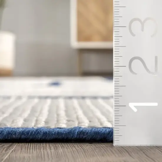 nuLOOM Jolynn Modern Braided Shapes Indoor/Outdoor Patio Area Rug image {2}