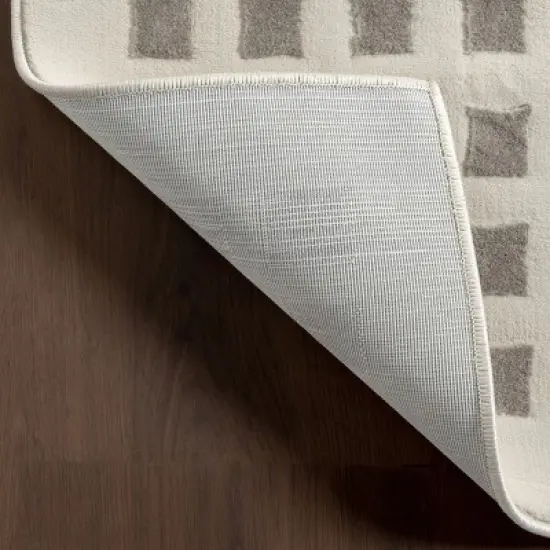 Nuloom Daleyza Checkered Pet Friendly Textured Machine Washable Area Rug image {3}