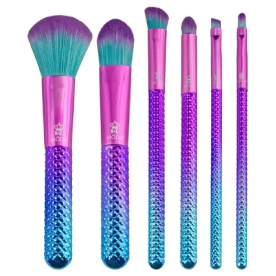 MODA Brush Prismatic Total Face 7pc Travel Sized Makeup Brush Flip Kit, Includes Powder, Foundation, and Angle Shader Makeup Brushes image {4}