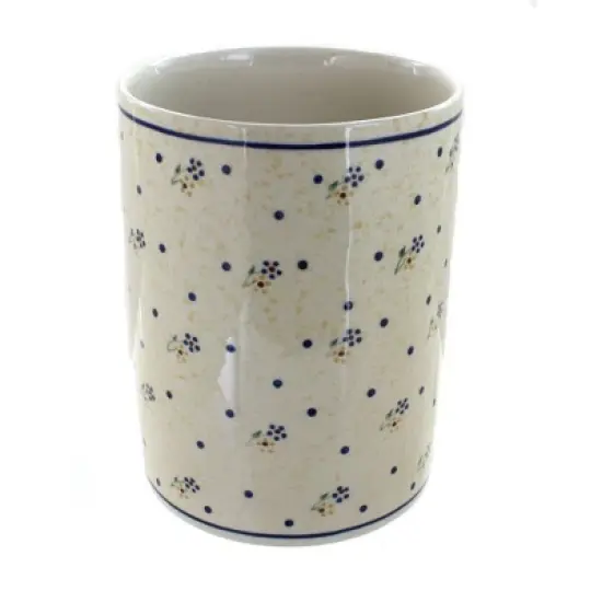 Blue Rose Polish Pottery 832 Zaklady Utensil Jar image {6}