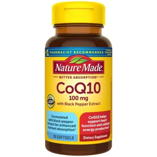 Nature Made CoQ10 Better Absorption 100mg Supplement Softgels - 30ct image {10}
