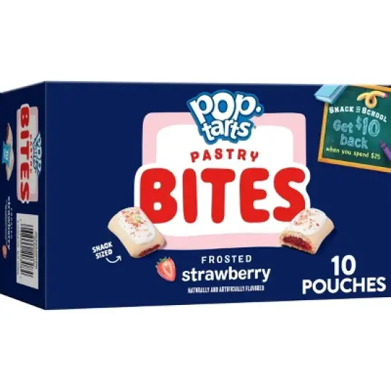 Pop-Tarts Bites Frosted Strawberry Pastries - 10ct /14.1oz image {11}