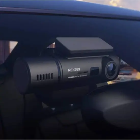 Rexing V3C Dual Channel Front & Cabin 1080p Dash Cam with App Control: Vehicle Electronics image {12}