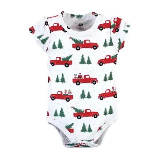 Hudson Baby Infant Girl Cotton Layette Set, Christmas Gift image {3}