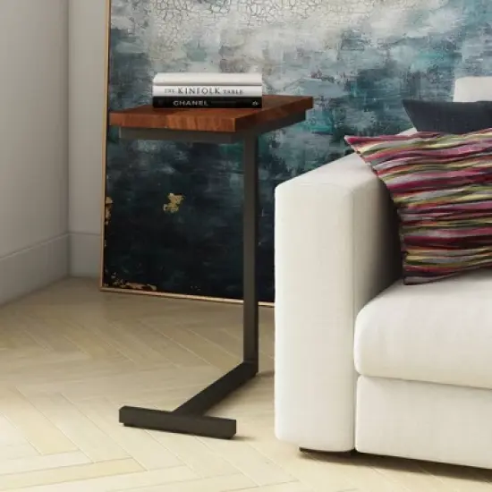 Bryant C Side Table Cognac Brown - WyndenHall image {1}