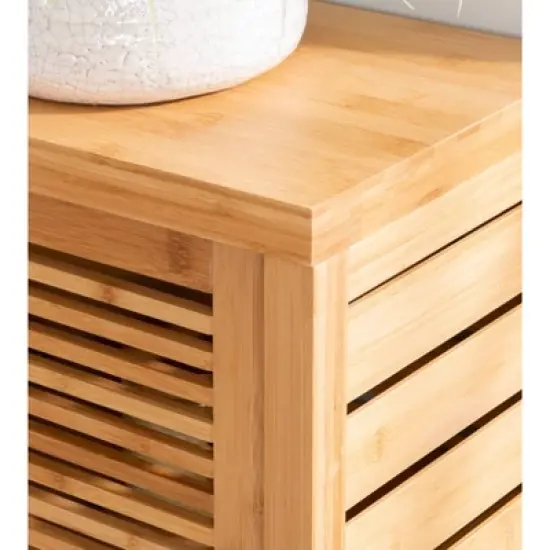 Bracken Two-Door Floor Cabinet Natural - Linon image {11}