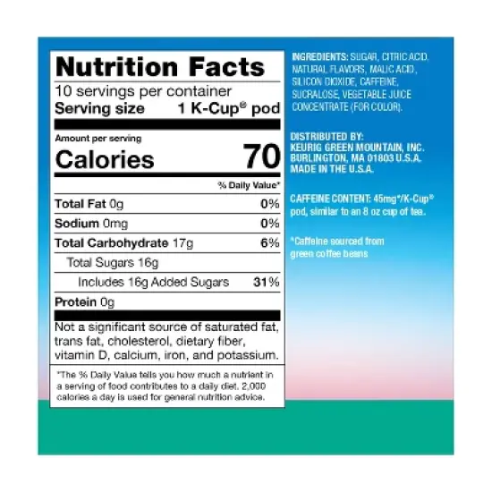 The Original Donut Shop Strawberry Acai Keurig K-Cup Iced Refresher Pods image {8}