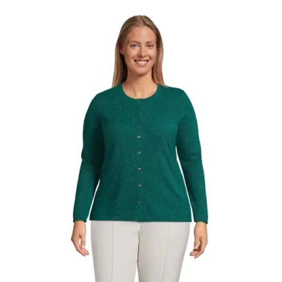 Lands' End Women's Cashmere Cardigan Sweater image {9}