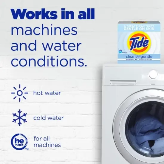 Tide Powder Laundry Detergent - Free & Gentle - 77oz image {6}