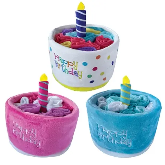 fouFit Hide 'n Seek Birthday Cake Snuffle Dog Toy - Pink image {2}