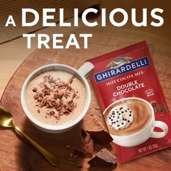 Ghirardelli Double Chocolate Hot Cocoa Mix - 8oz/8ct image {4}