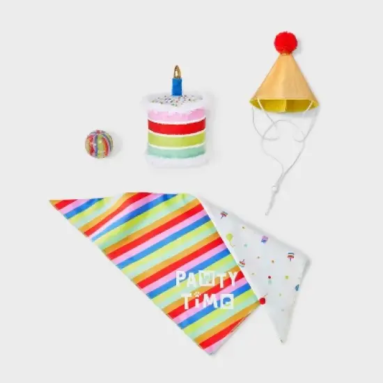 Party Gift Pack Dog Plush Ball Toy Set - 4pc - Boots & Barkley&trade; image {1}