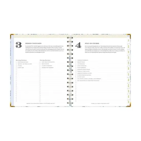 Day Designer 7"x9" 2025-2026 Weekly/Monthly Wirebound Planner Hardcover Belinda Blue image {9}