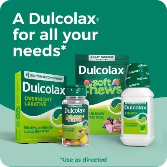 Dulcolax Laxative Stool Softener Soft Chews - 60ct image {12}
