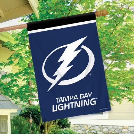 Briarwood Lane Tampa Bay Lightning House Flag NHL Licensed 28" x 40" image {2}