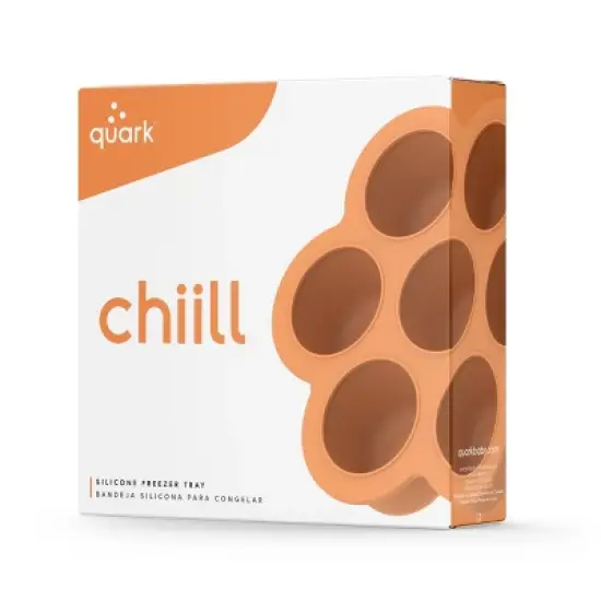 Quark Chiill Pod Silicone Freezer Tray - Orange image {4}