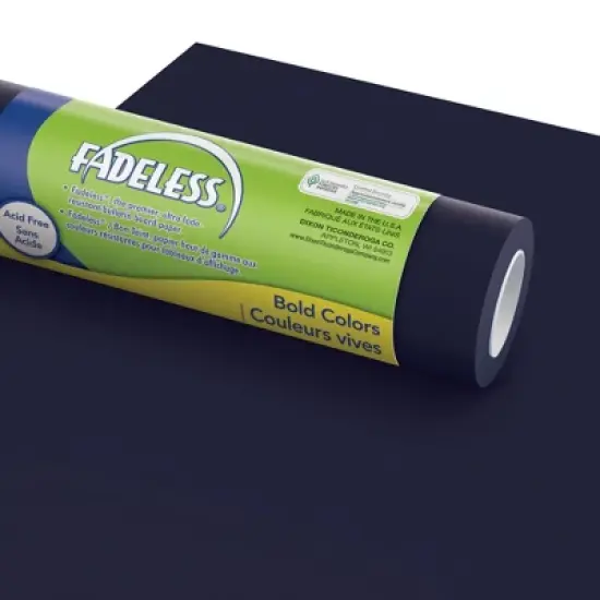 Fadeless Paper Roll, Rich Dark Blue, 48 Inches x 50 Feet image {5}