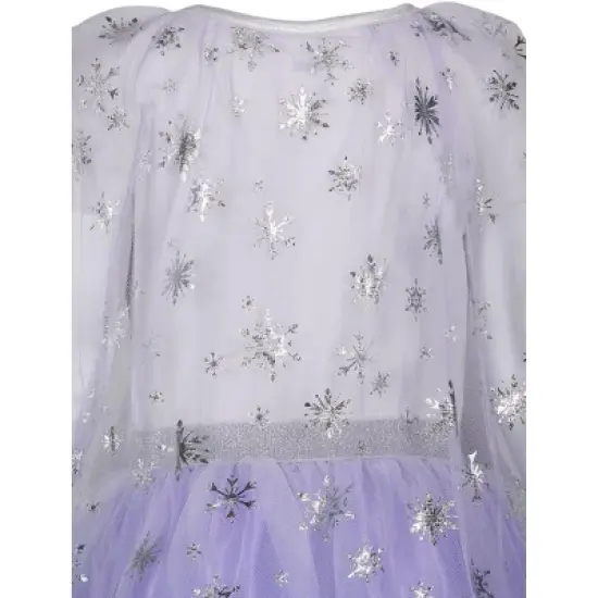 Disney Frozen Elsa Girls Cosplay Costume Gown and Headband Toddler to Big Kid  image {6}